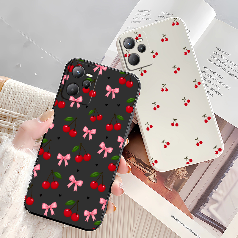 Cherry Print hoesje voor OPPO  - Realme C67 recensie en prijs
